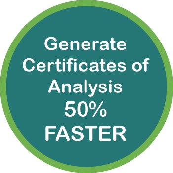 Generate Certificate of Analysis 50% faster